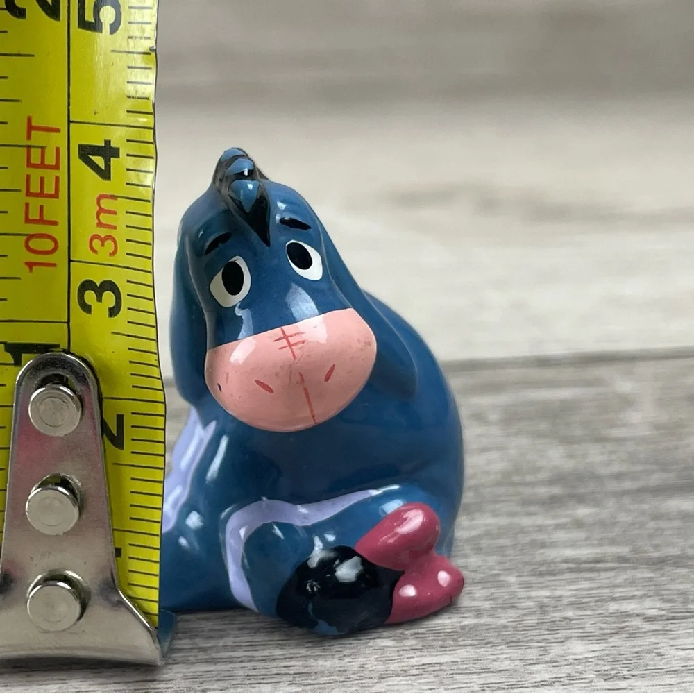 Vintage Disney Mini Eeyore Porcelain Figurine 1.5”